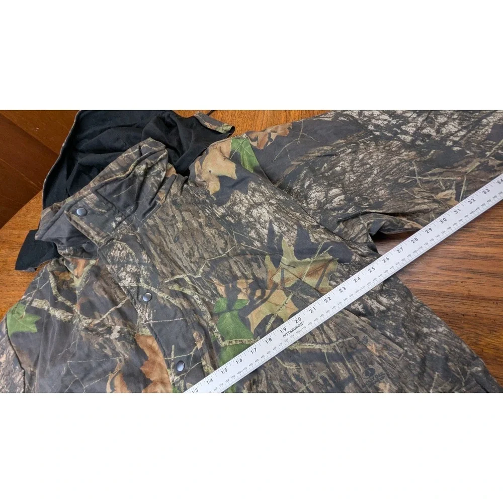 (Lot Of 2) Vintage‎ HFC Equipment & Walls Jacket & Vest Camo Hooded Reversible